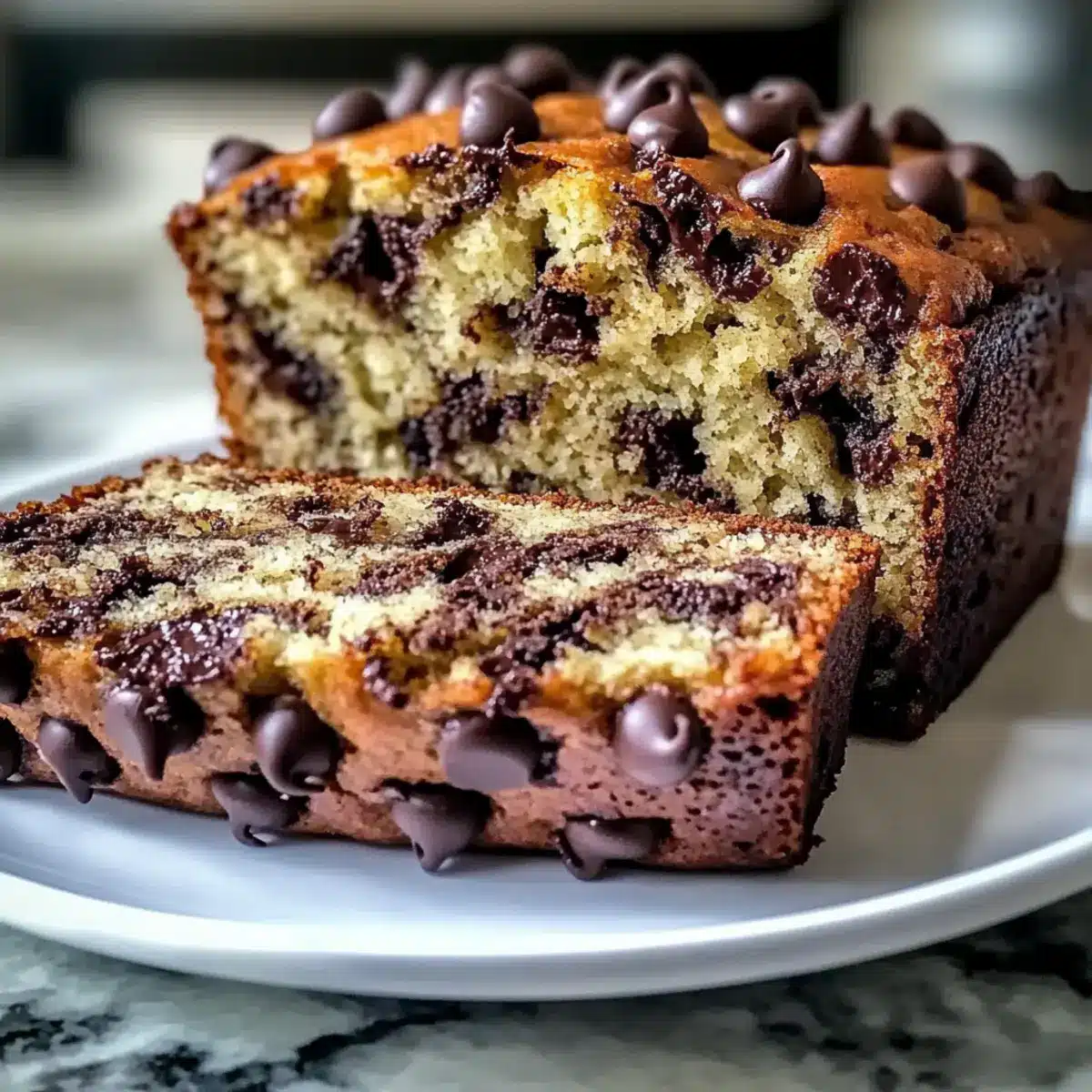 Super Moist Chocolate Chip Banana Bread Bliss