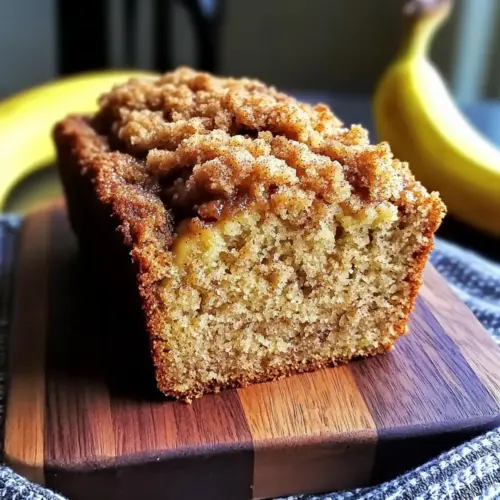 Cinnamon Crumb Banana Bread