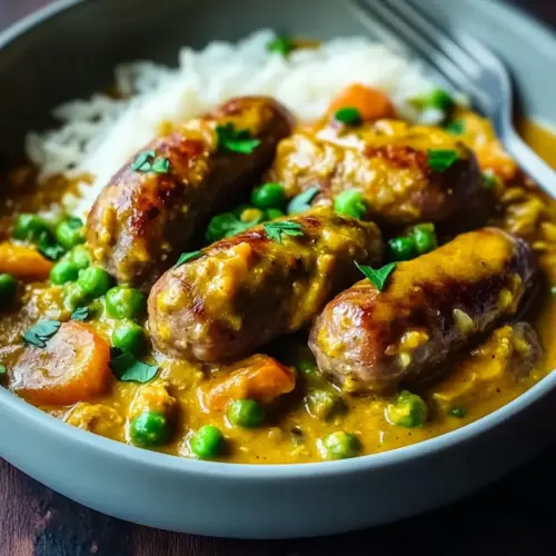 Curried Sausages Recipe