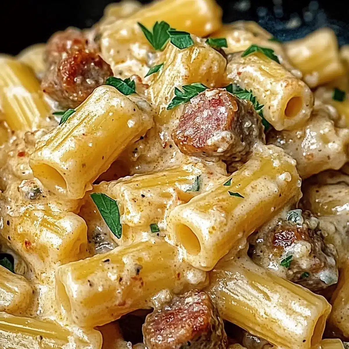 Creamy Italian Sausage Rigatoni