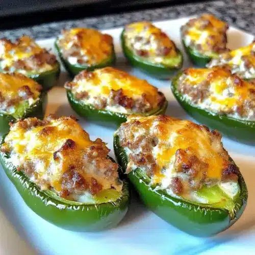 Sausage Stuffed Jalapeños
