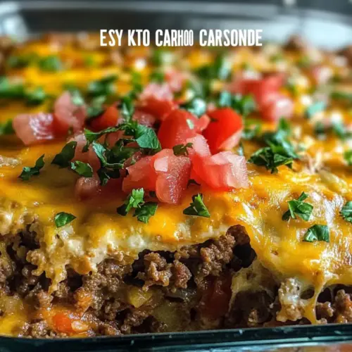 Best Low Carb Taco Casserole
