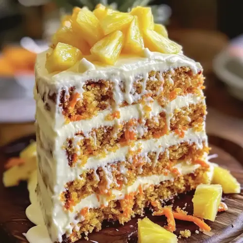 Hawaiian Carrot Pineapple cake