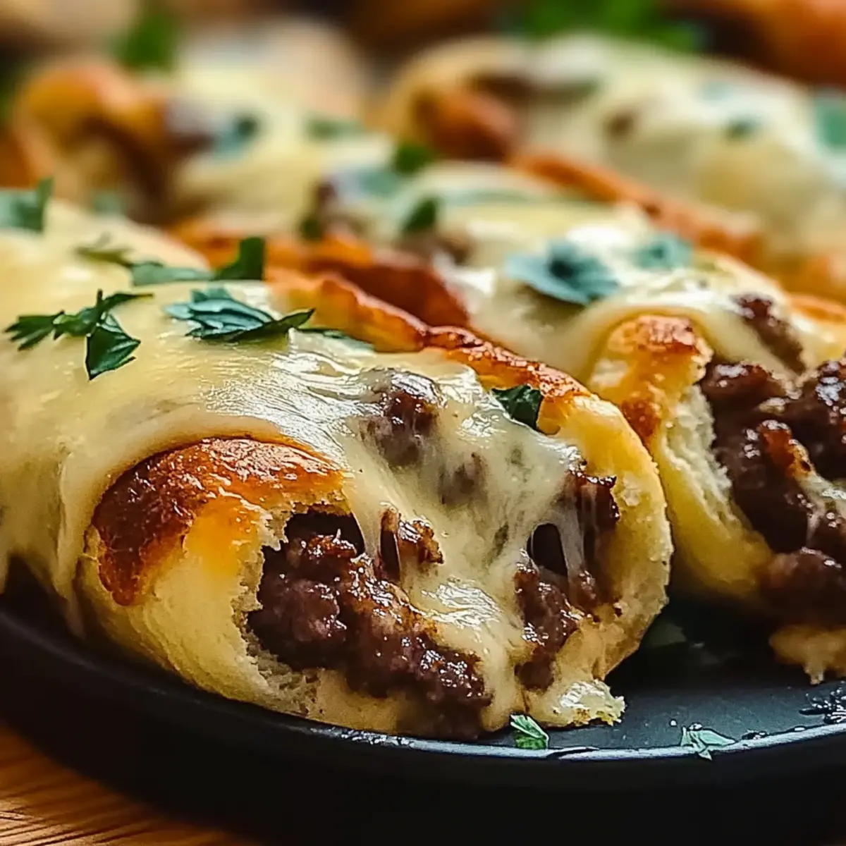 Keto Philly Cheesesteak Rolls