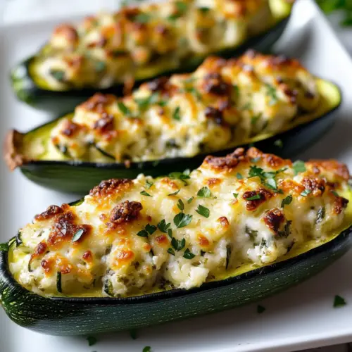 Baked Stuffed Zucchini Recipe