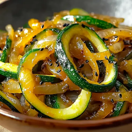 Japanese Zucchini & Onion Stir-Fry