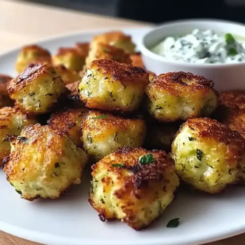 Crispy Greek Zucchini Tots