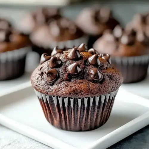 Double Chocolate Chip Muffins