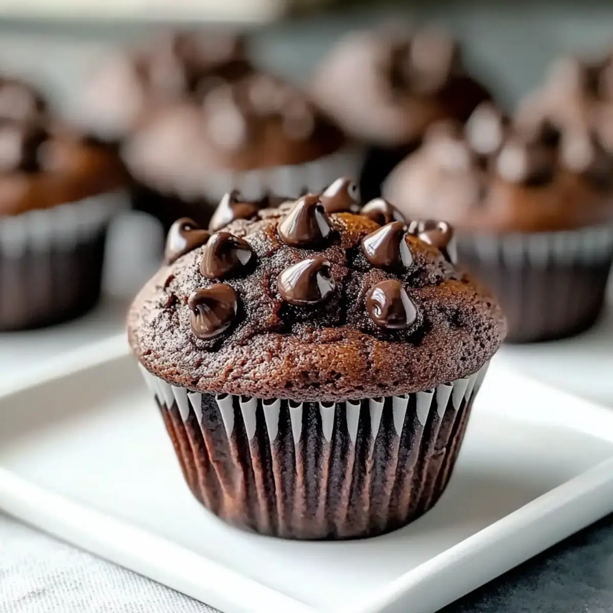 Double Chocolate Chip Muffins