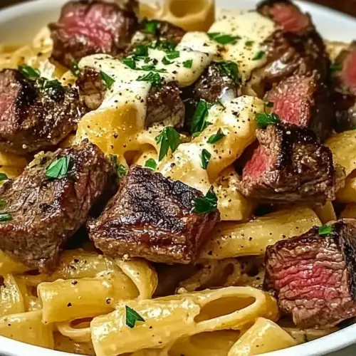 Cowboy Butter Steak Pasta