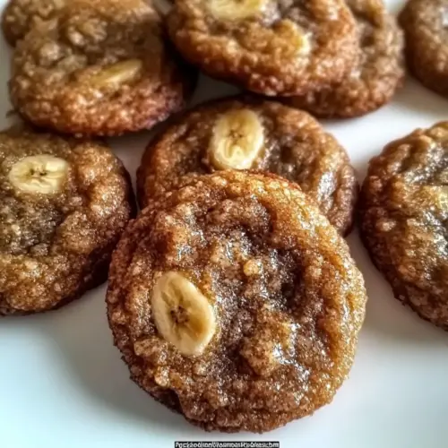 Chewy Banana Bread Cookies