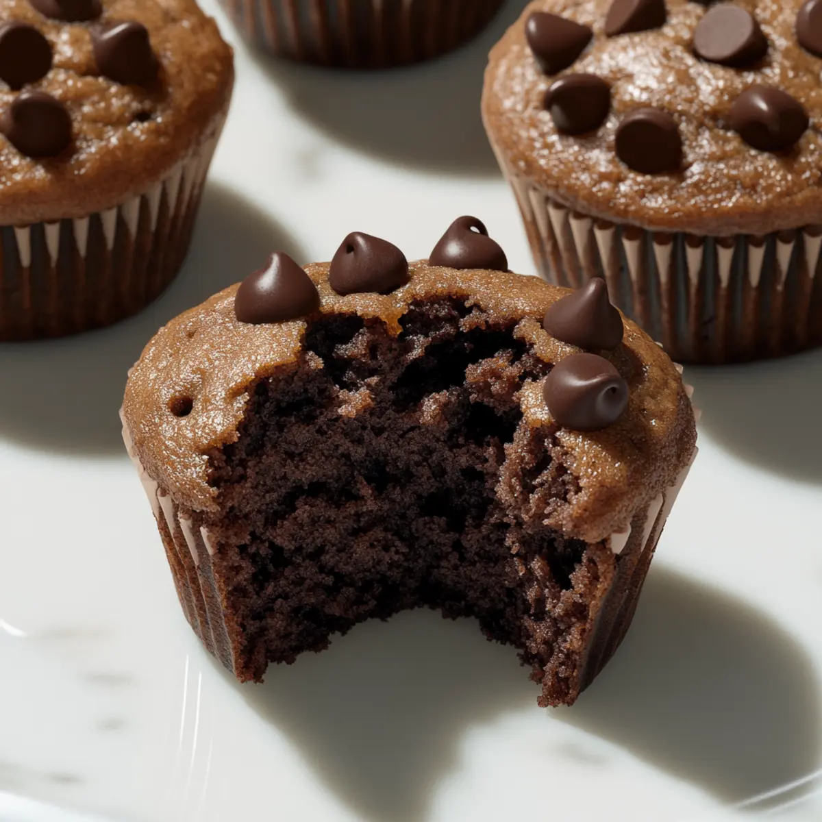 Chocolate Chip Greek Yogurt Muffins