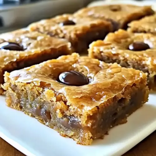 Peanut Butter Greek Yogurt Breakfast Blondies