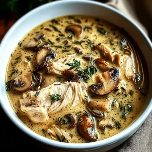 Rotisserie Chicken Mushroom Soup