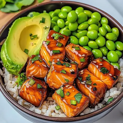 Salmon Teriyaki Bowl
