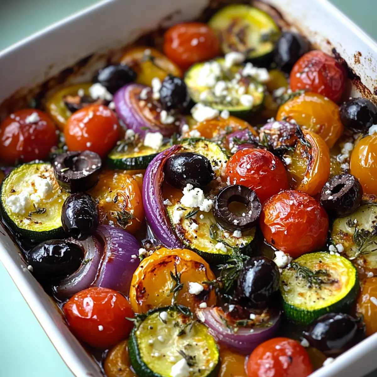 One Pan Greek Vegetables