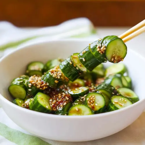Viral Asian Cucumber Salad