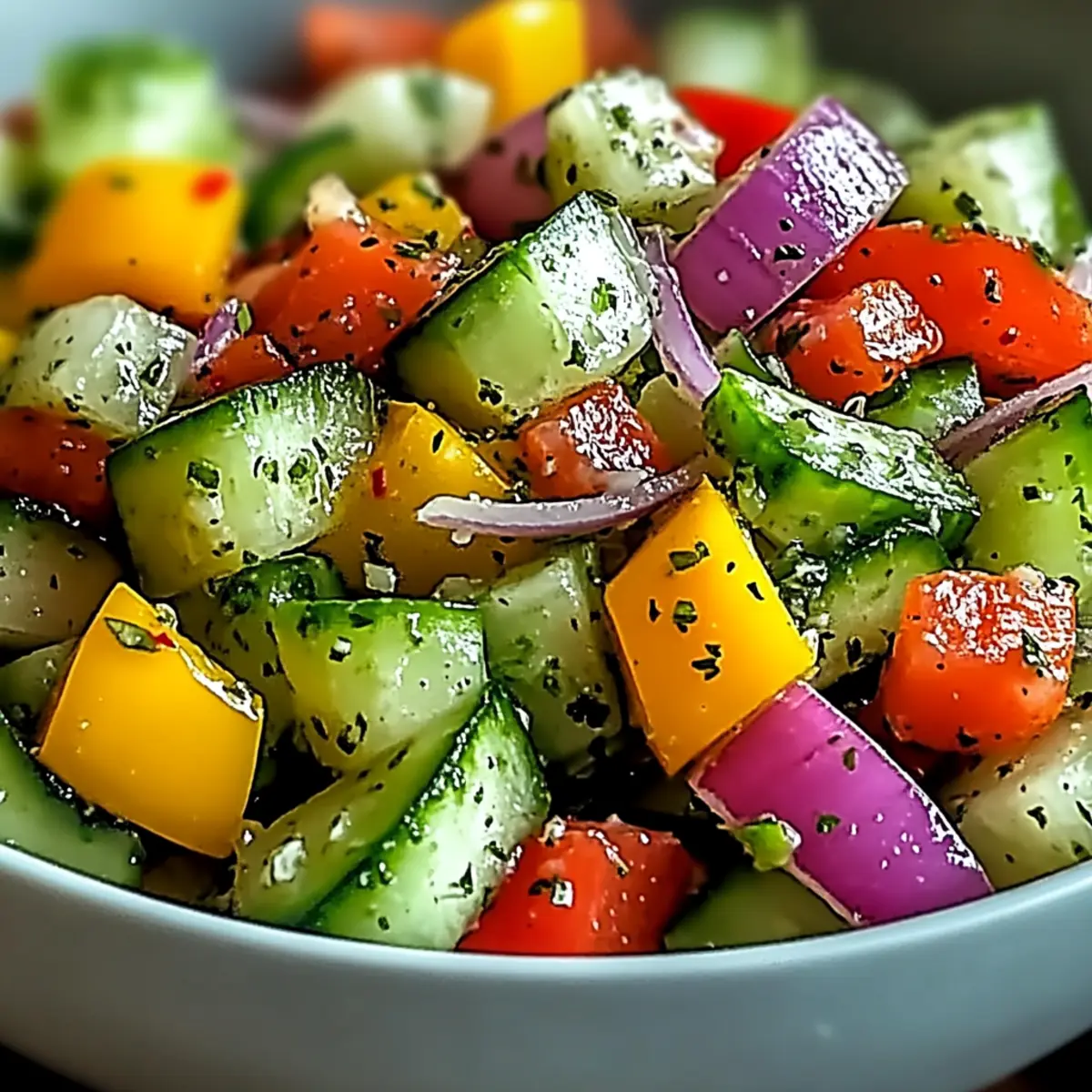 Cucumber Sweet Pepper Salad