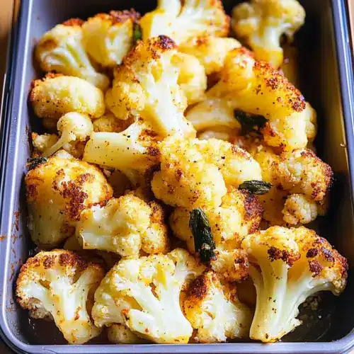 Crispy Oven Roasted Cauliflower