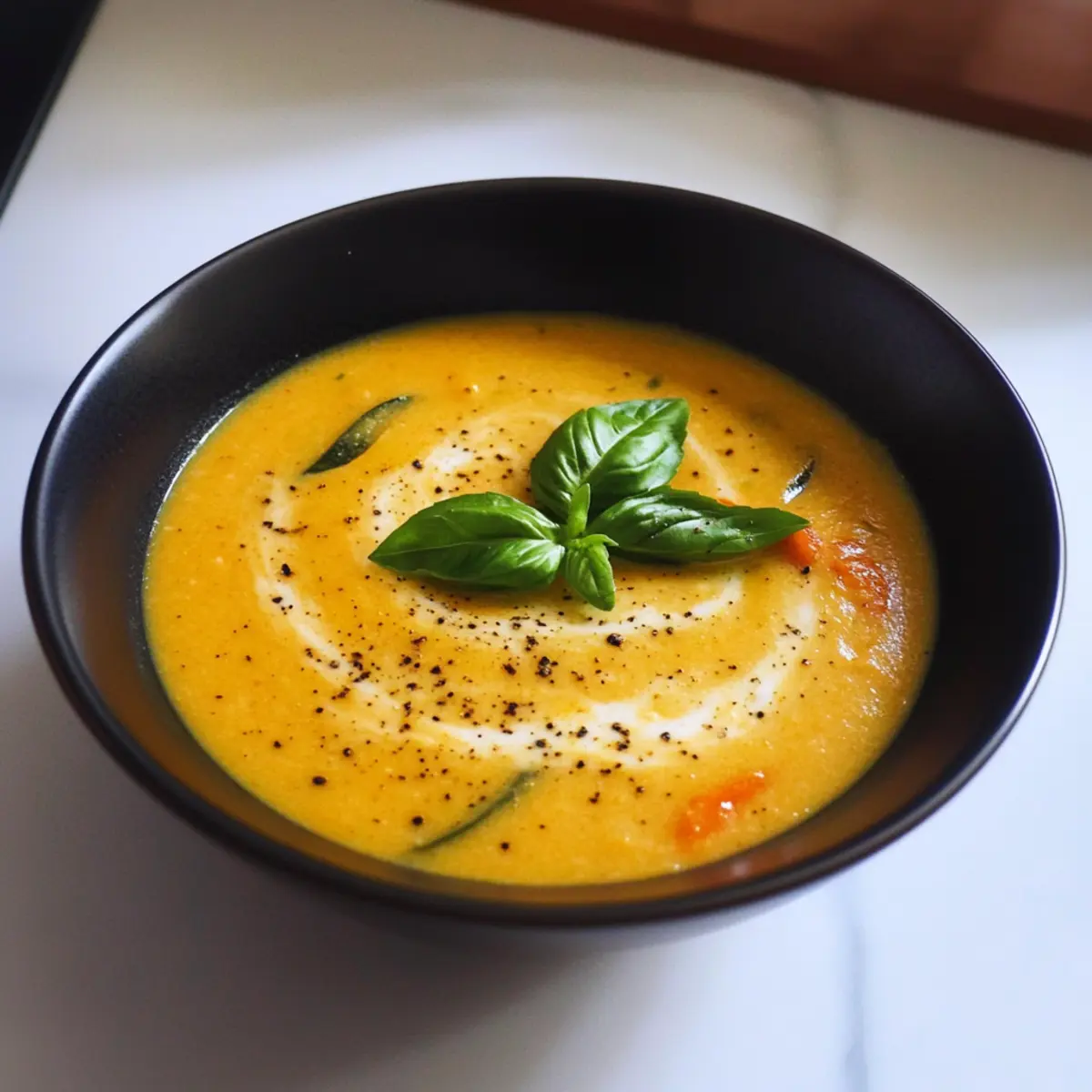 Creamy Roasted Veggie Soup
