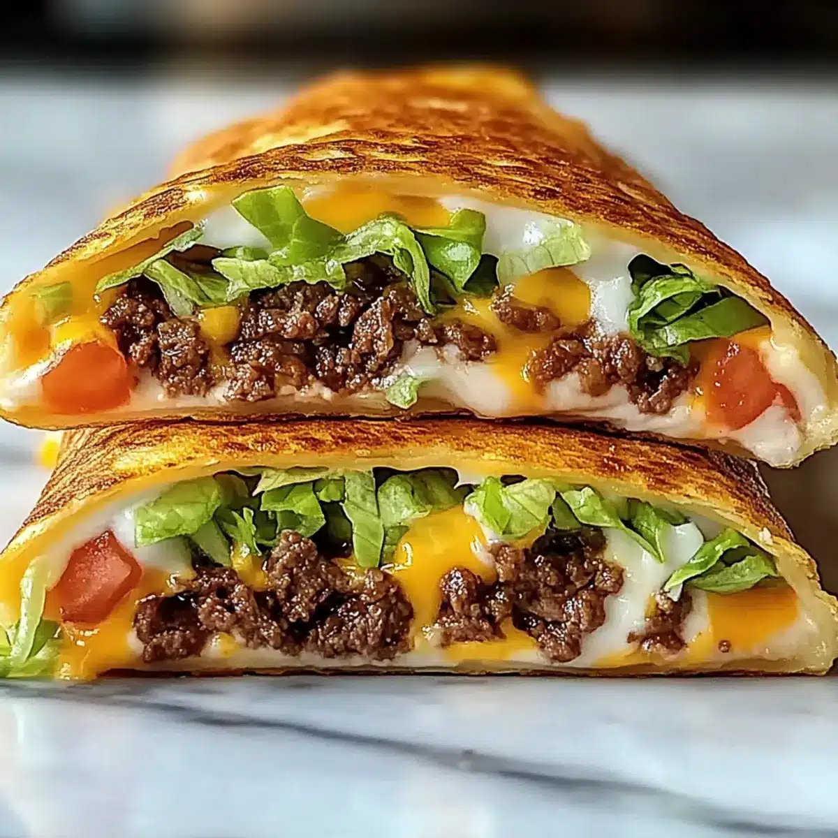 Cheesy Keto Crunchwraps