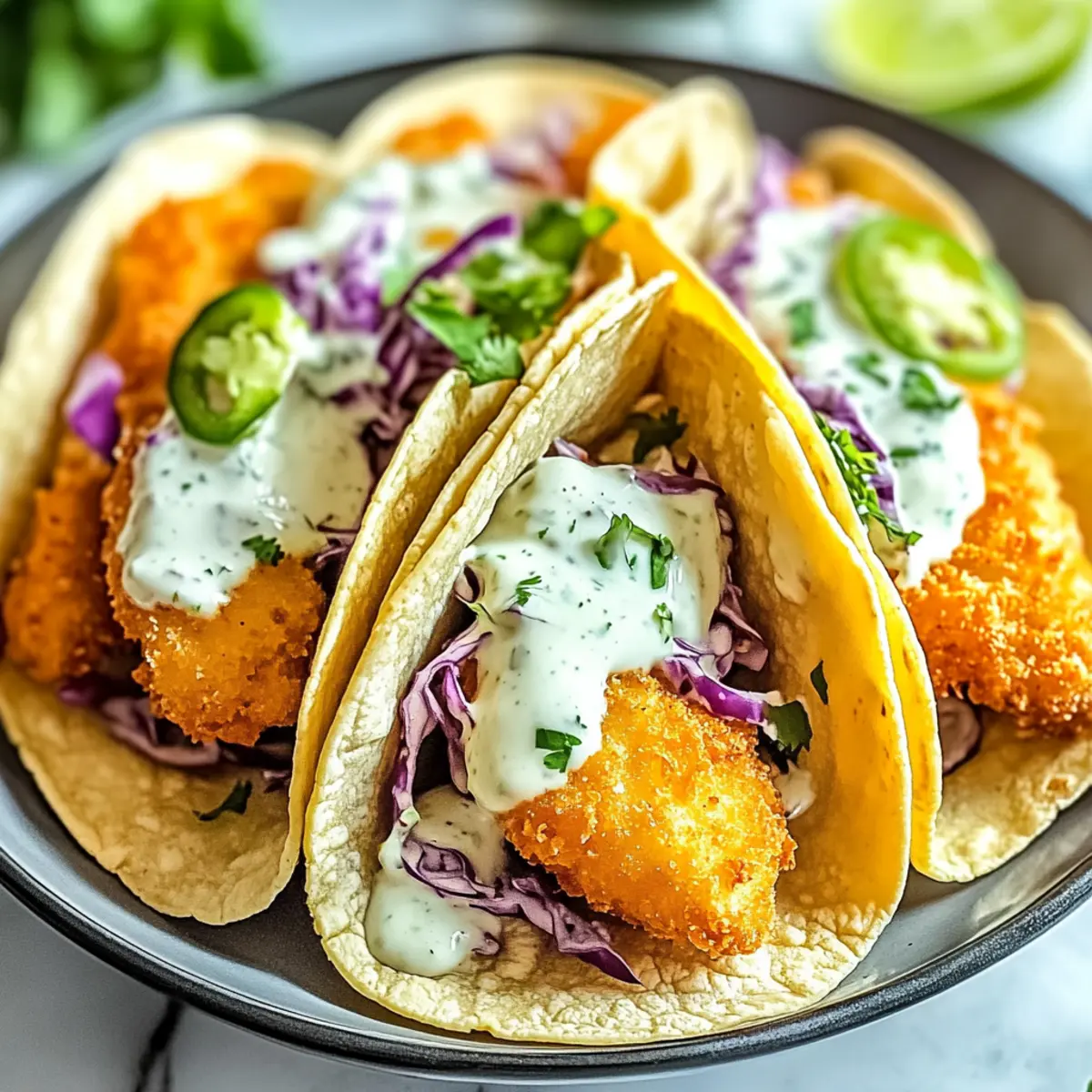 Crispy Baja Style Beer Battered Fish Tacos