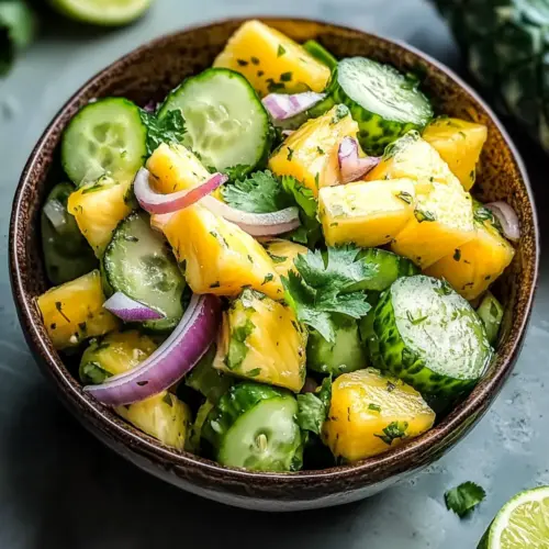 Pineapple Cucumber Salad