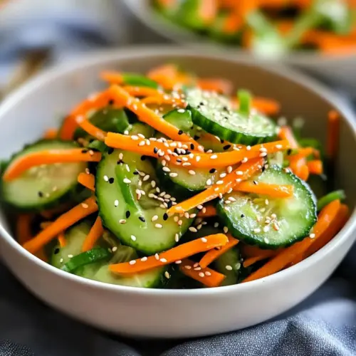 Asian Cucumber and Carrot Salad