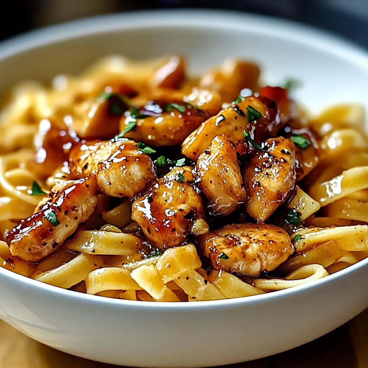 Honey Pepper Chicken Pasta