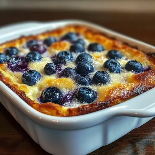 Blueberry Buttermilk Pancake Casserole
