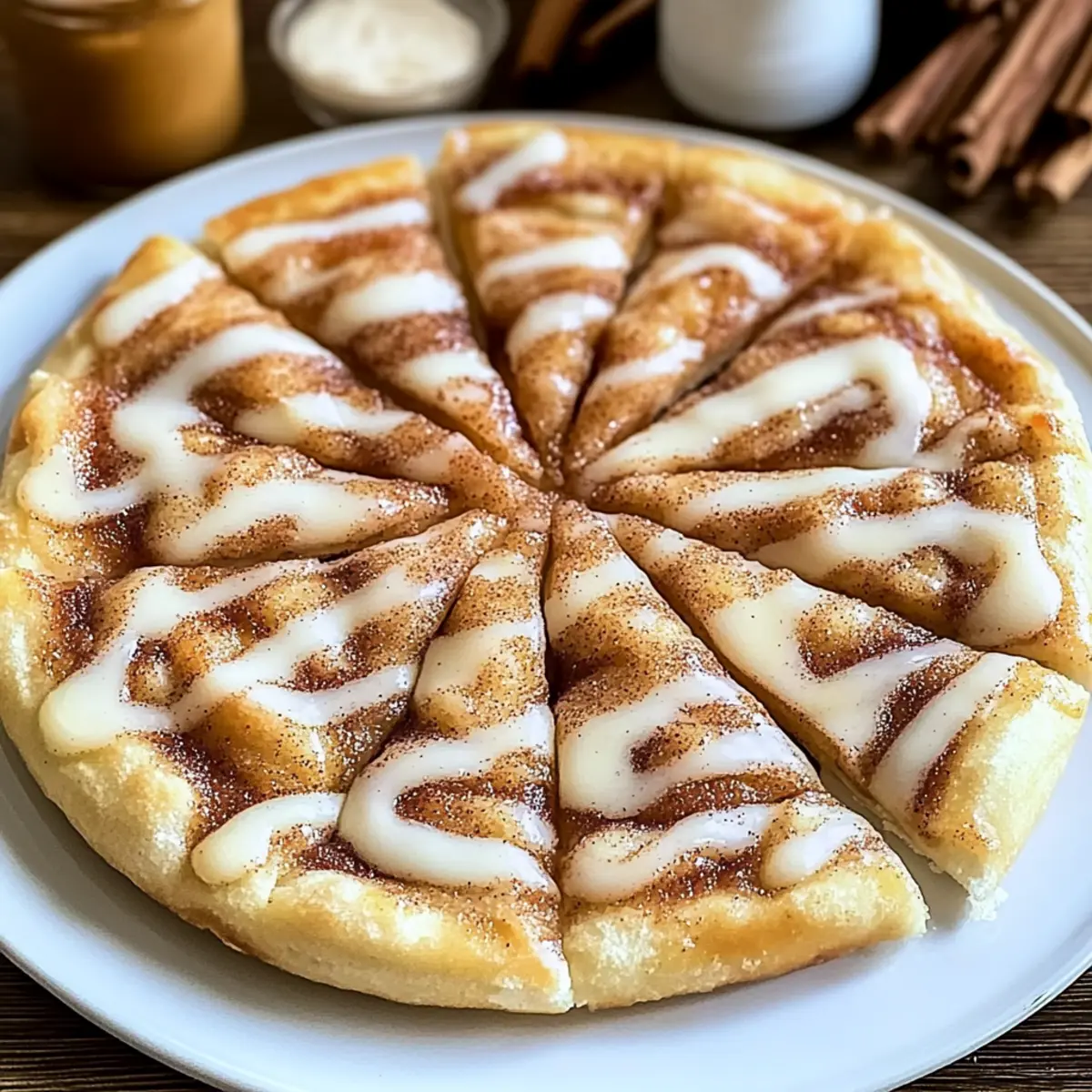 Sweet Cinnamon Swirl Pizza