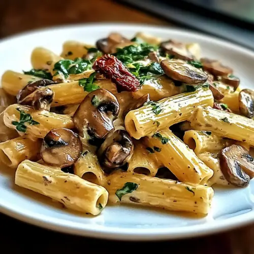Tuscan Mushroom Pasta