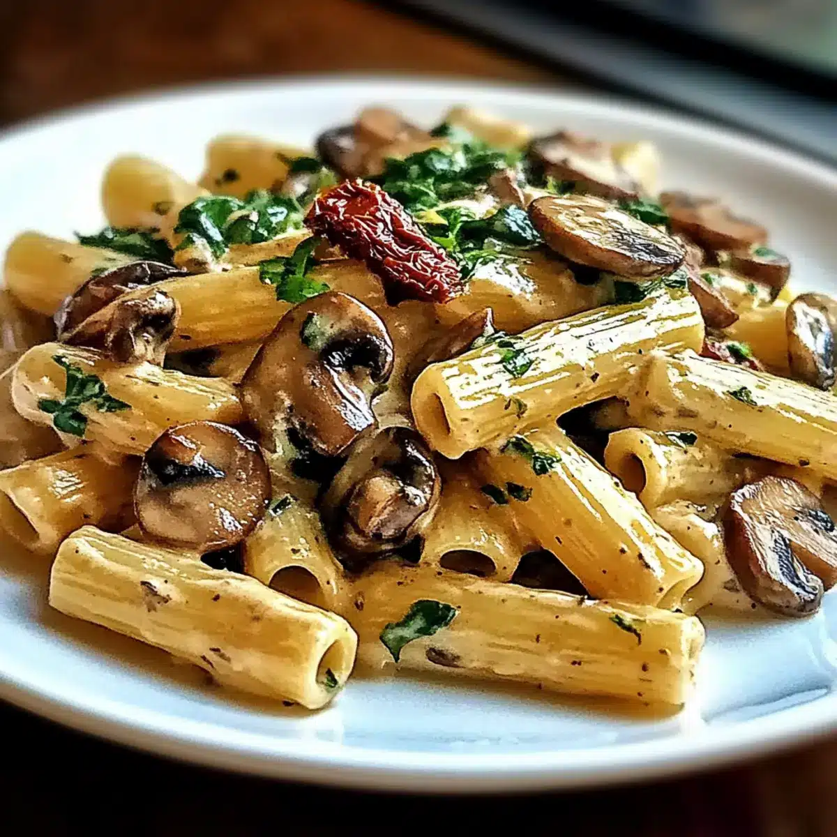 Tuscan Mushroom Pasta