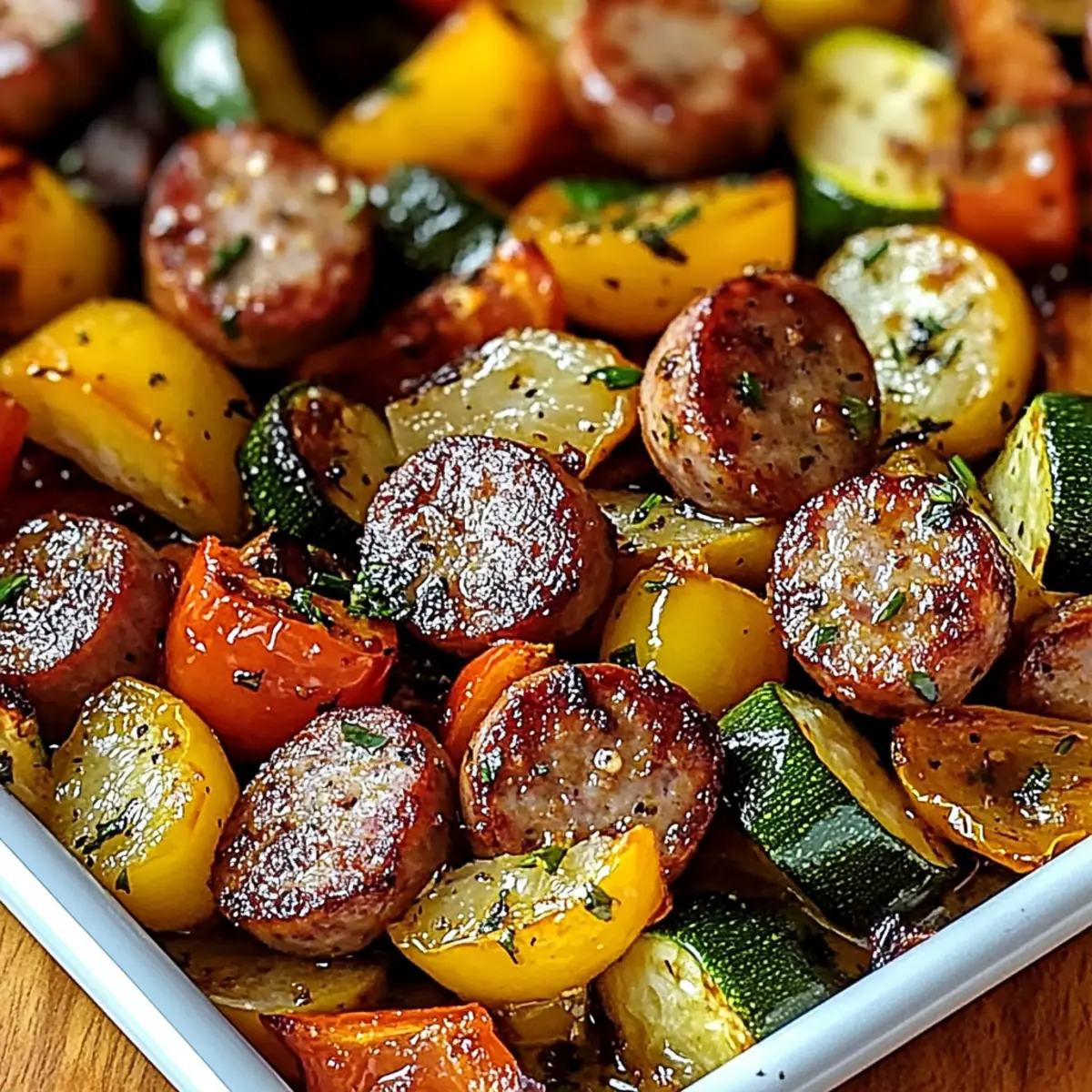 Sheet Pan Sausage & Veggies