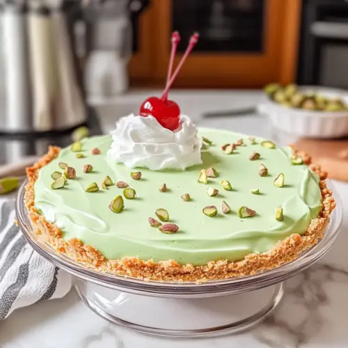 No Bake Pistachio Pie