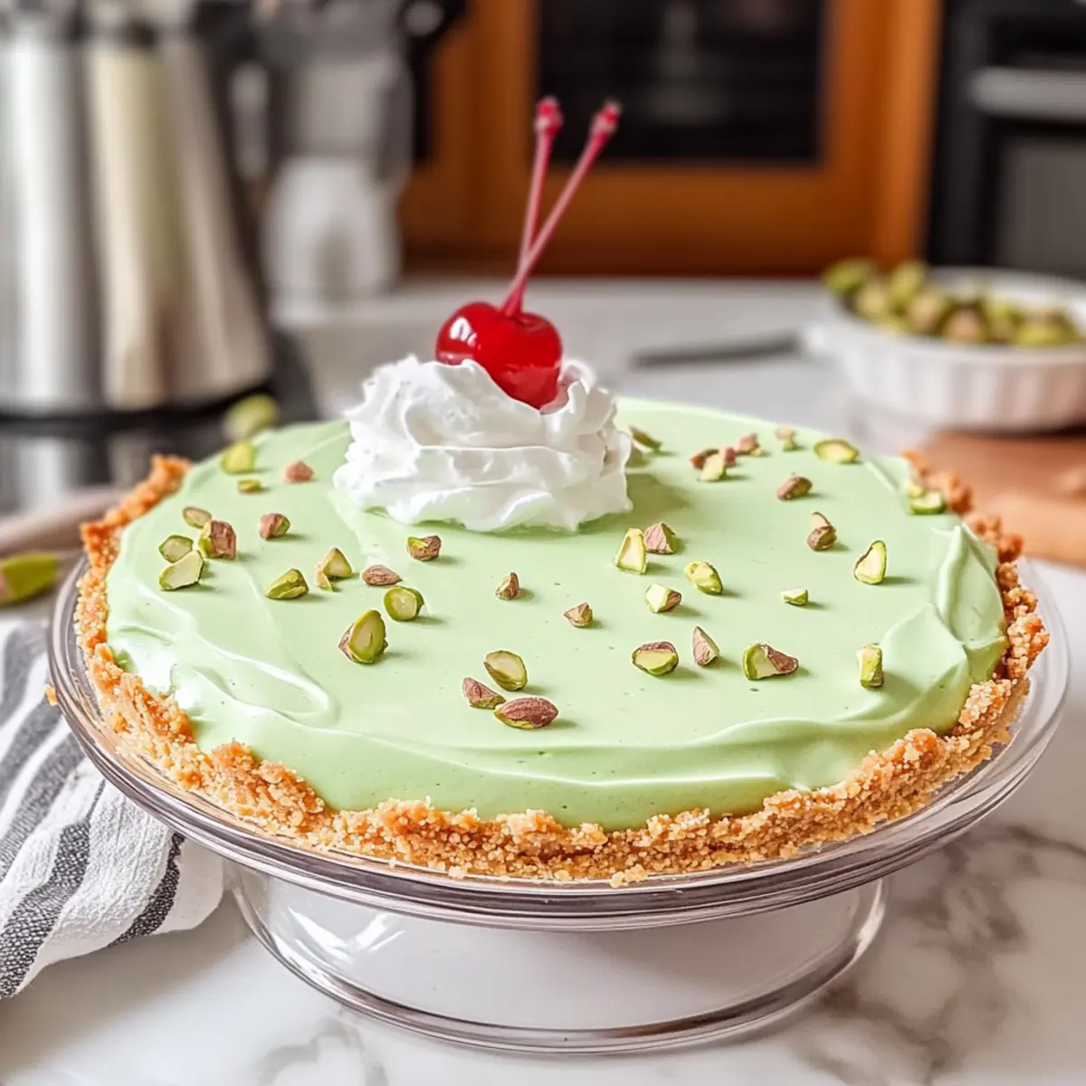 No Bake Pistachio Pie
