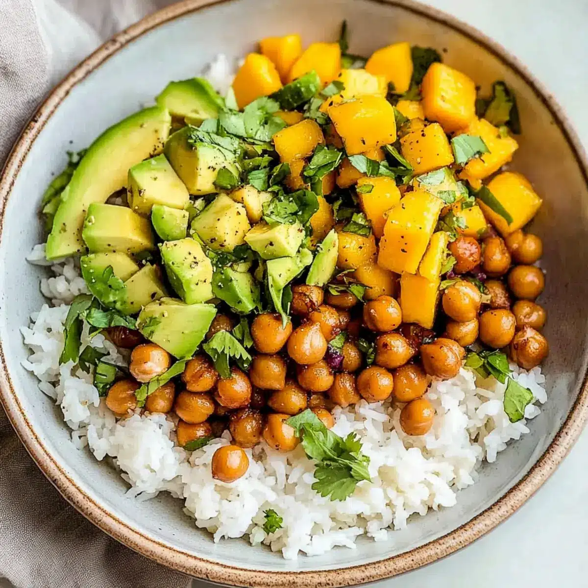 Mango Chickpea Salad