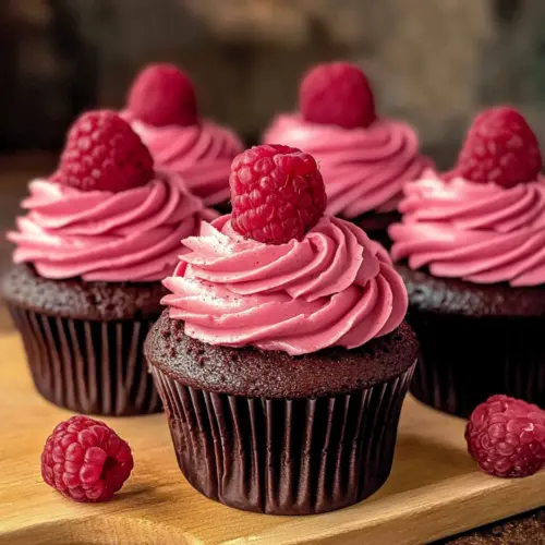 Chocolate Raspberry Cupcakes
