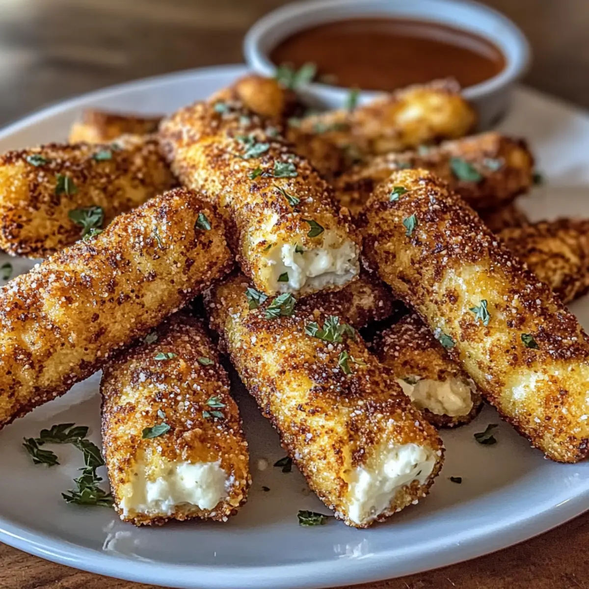 Cheesy Cottage Cheese Sticks