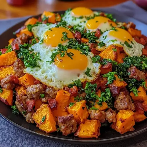High-Protein Sweet Potato Breakfast Hash