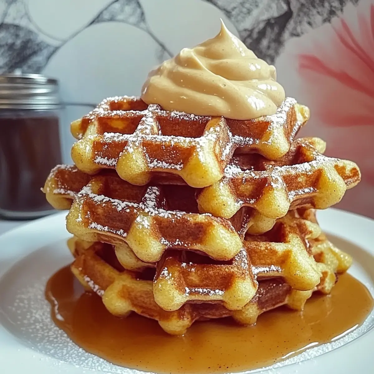 Crispy Churro Waffles
