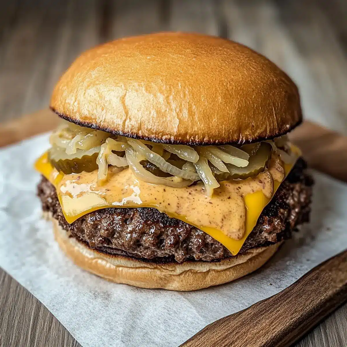 Smash Burgers with Special Sauce