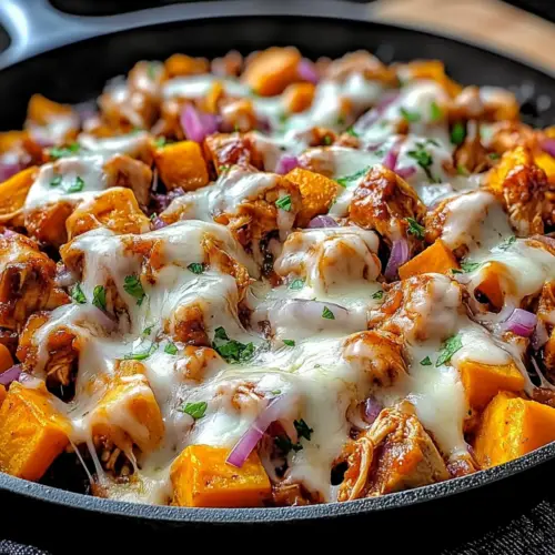 BBQ Chicken Sweet Potato Skillet