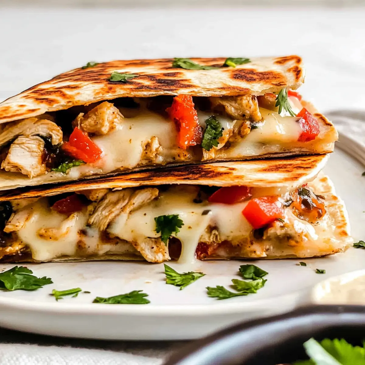 Authentic Chicken Quesadilla