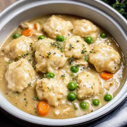 Slow Cooker Chicken and Dumplings