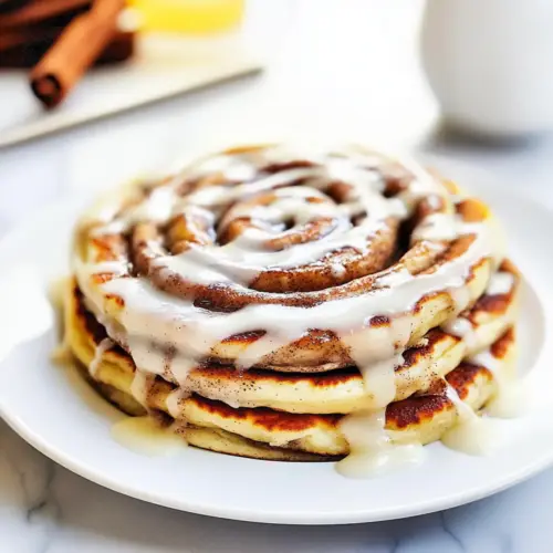 Cinnamon Roll Pancakes