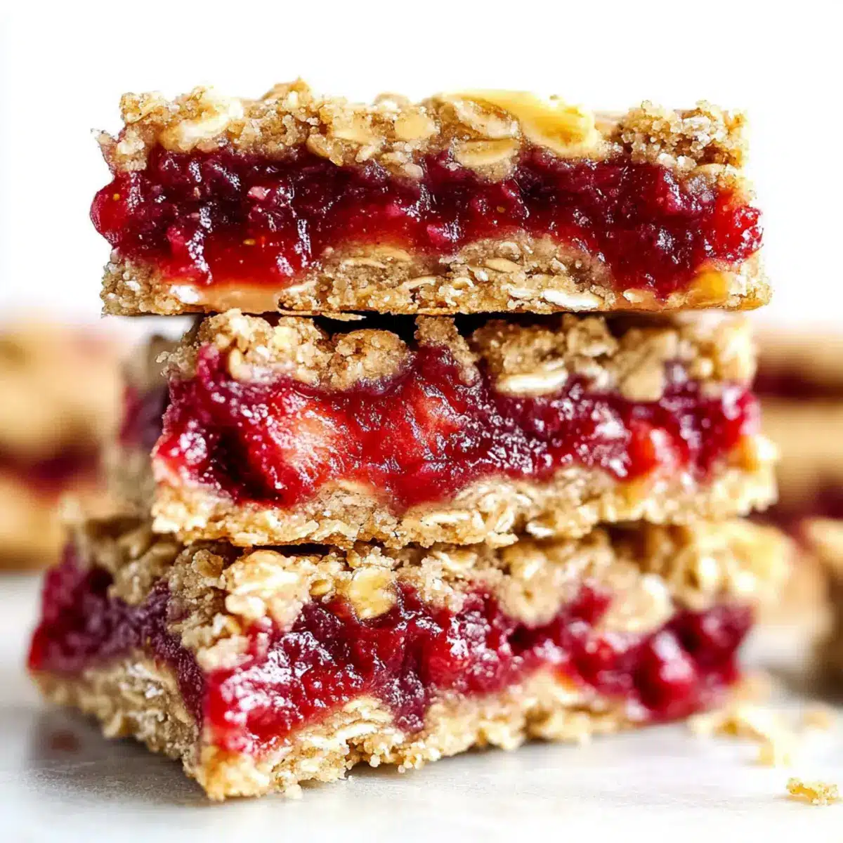 strawberry banana oat bars