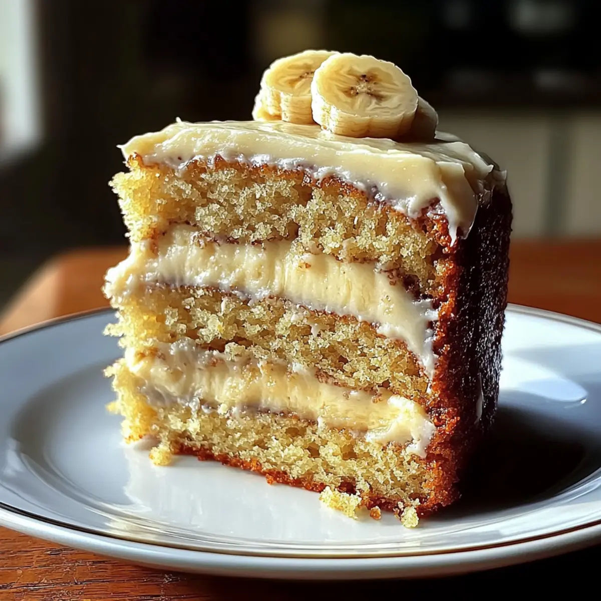 Banana Cake with Cream Cheese Frosting