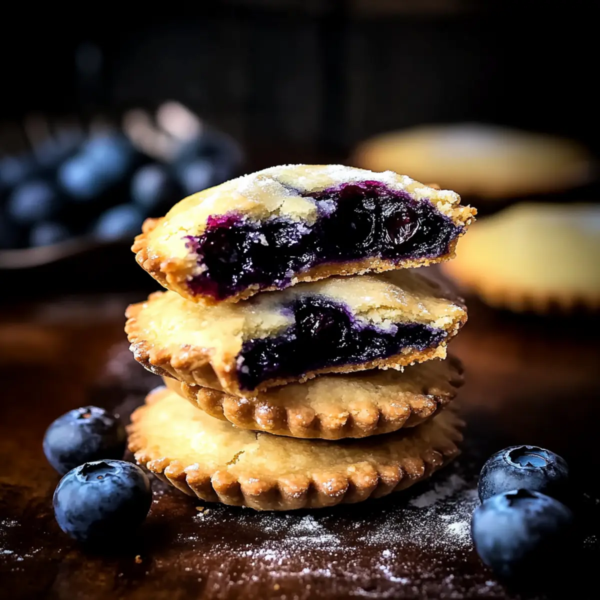 Blueberry Pie Cookies