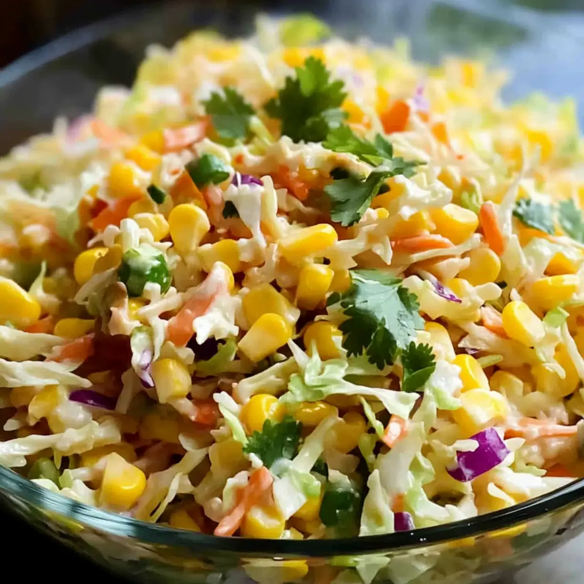 Spicy Corn Slaw